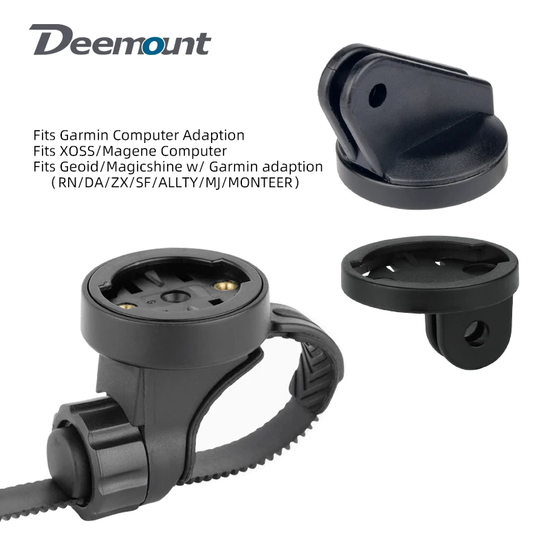 Bicycle Front Light Mount Computer Adapter for Garmin Rockbros RHL-1000 W/ Gopro Interface MTB Road Accessories