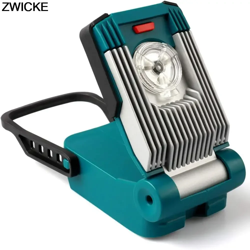 9W Light Suitable for Makita/Bosch/Dewalt/Milwaukee Power Tools 14.4-18V Li-ion Battery High Brightness Illumination Work Light