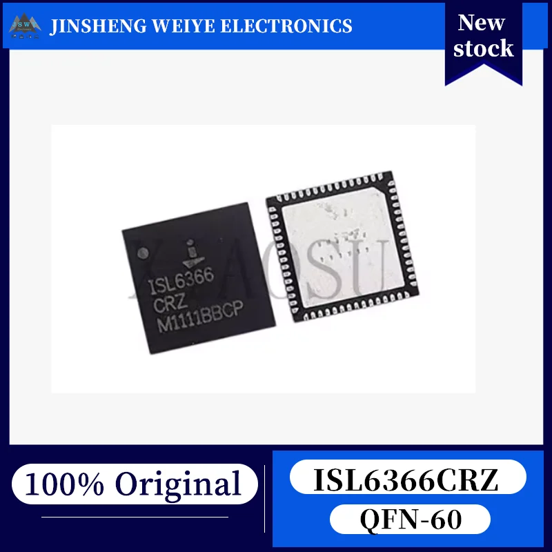 (10/50 pieces) ISL6366CRZ-T ISL6366CRZ QFN-60 Voltage Regulator Chip, 100% New, Original, In Stock, Fast Shipping