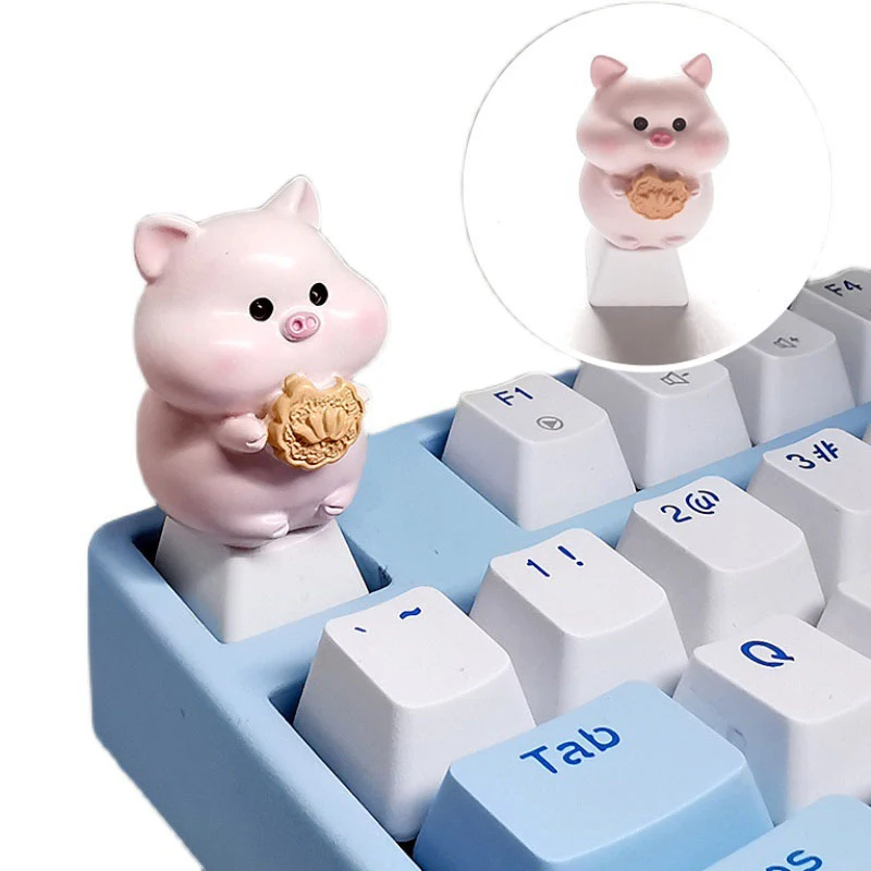 Keycap 12 Zodiac Cute Animals Cross Axis Keyboard Special OEM R4 ESC Cartoon Decoration Key Cover
