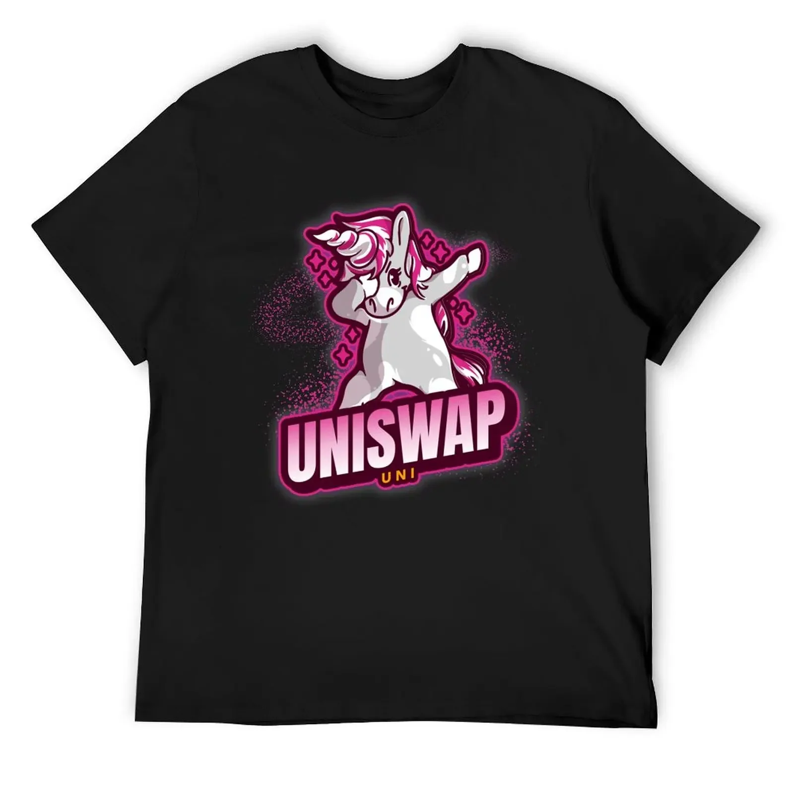 Uniswap UNI Cryptocurrency Unicorn T-Shirt oversized graphic tee vintage graphic tee shirt cotton t shirt men