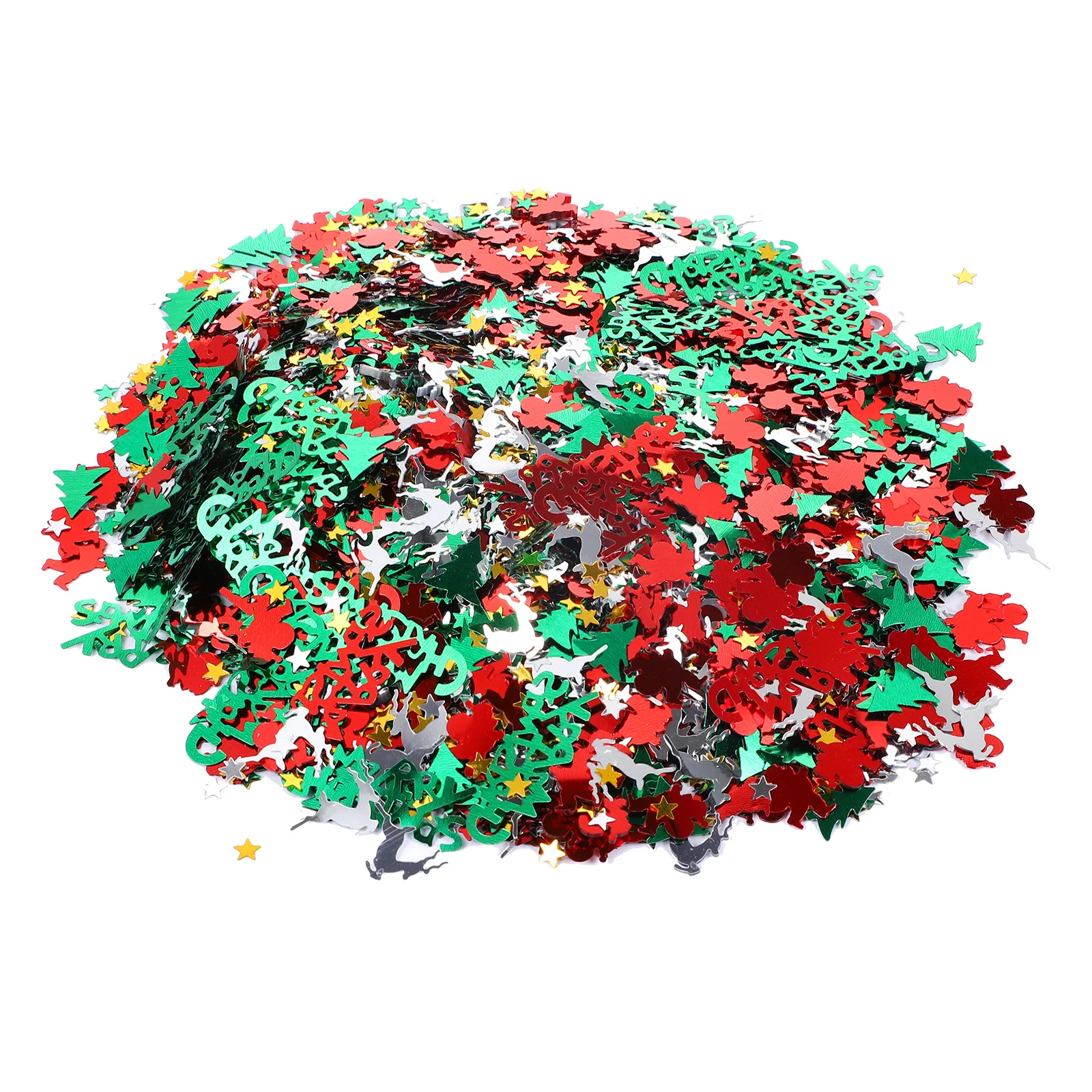 

100G Christmas Confetti Premium Lightweight Glitter For Diy Party Decorations Snowflake Sequins Xmas Tree Adornments Festive