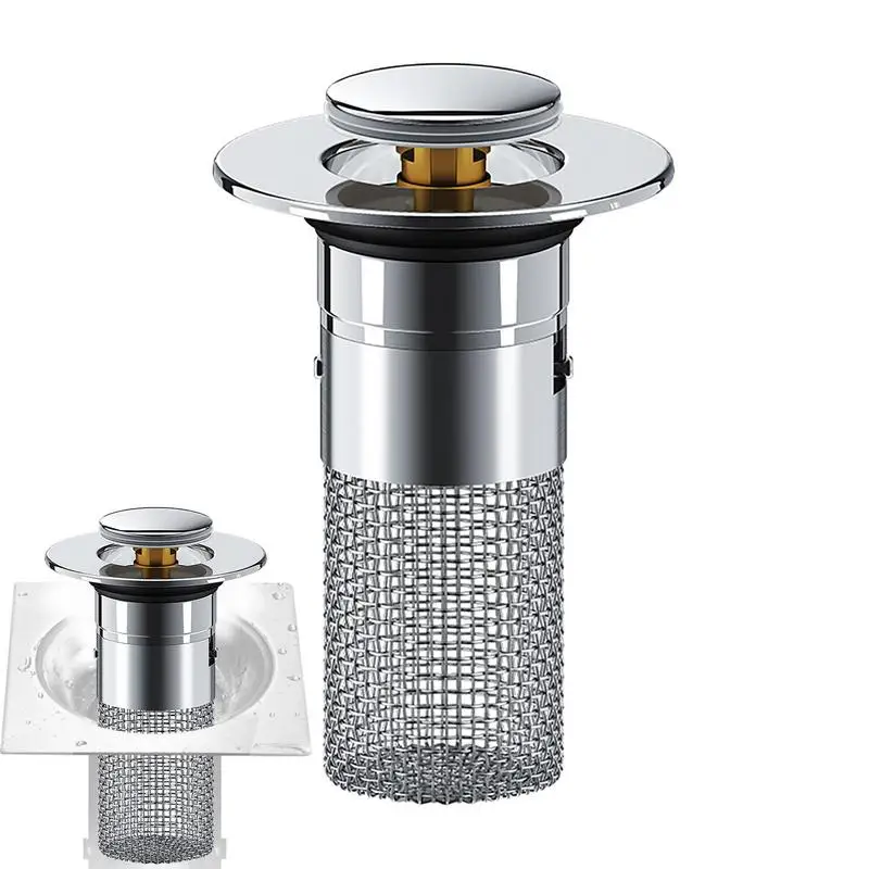 Gootsteen Afvoert Filter Badkamer Pop-Up Gootsteen Filter Plug Stopper Wastafel Haar Vanger Gootsteen Zeef Stopper Keukengootsteen Accessoire