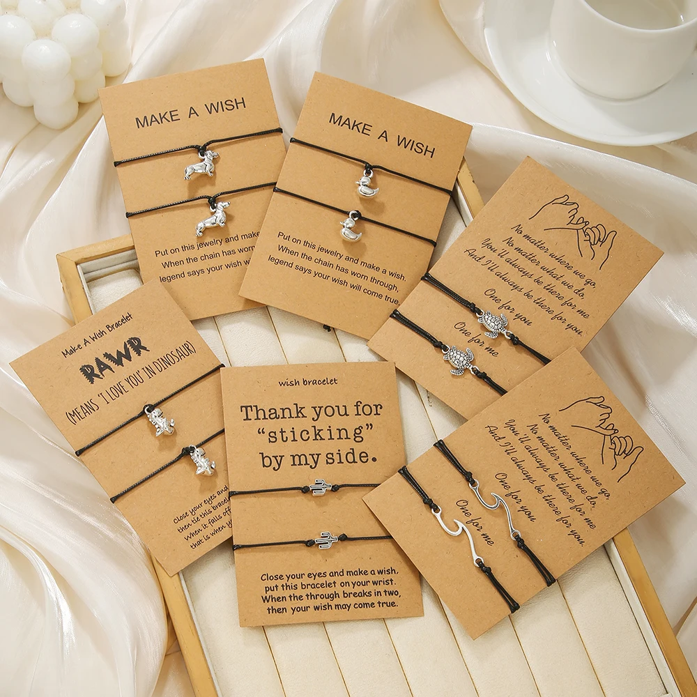 Fashion Infinite Sign Handmade Braiding Rope Bracelet For Women Men Adjustable Hand Decoration Couple Friendly Bracelet Jewelry