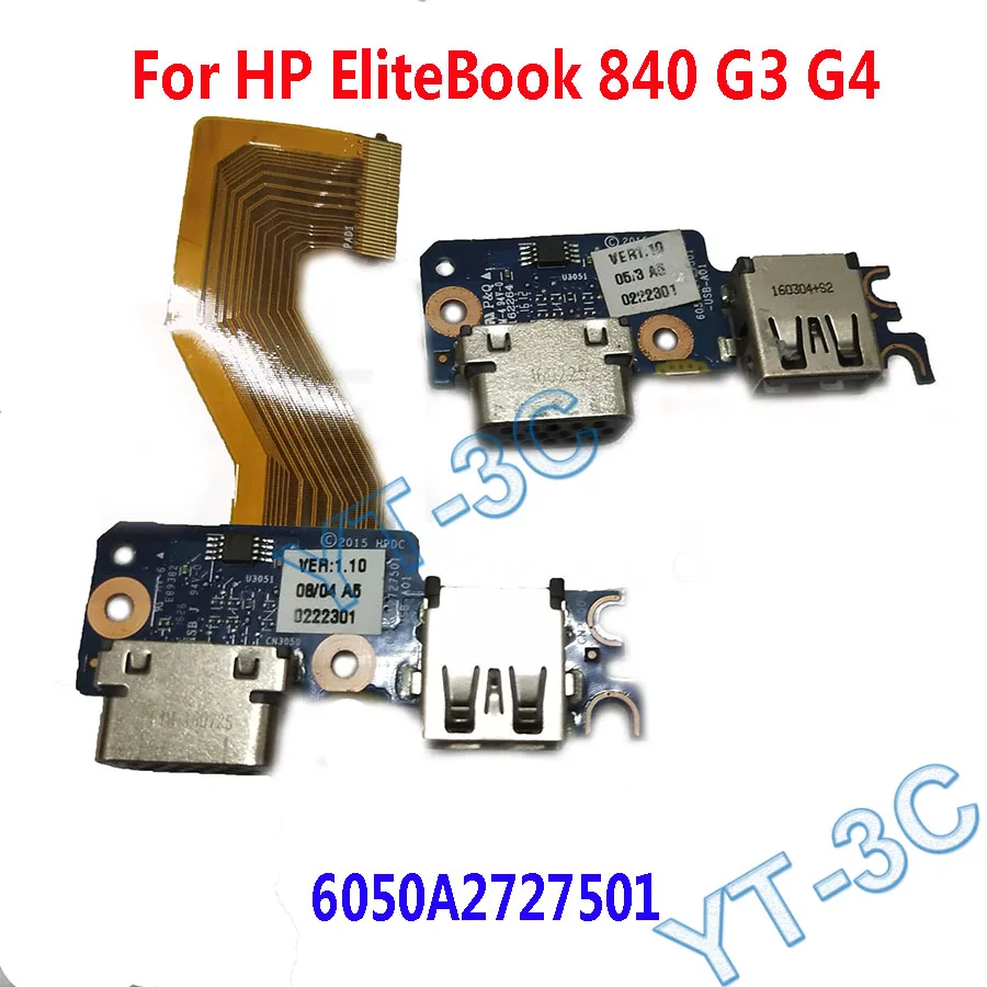 1PCS New Laptop USB Board Built-in VGA Interface Board For HP EliteBook 840 G3 G4 6050A2727501