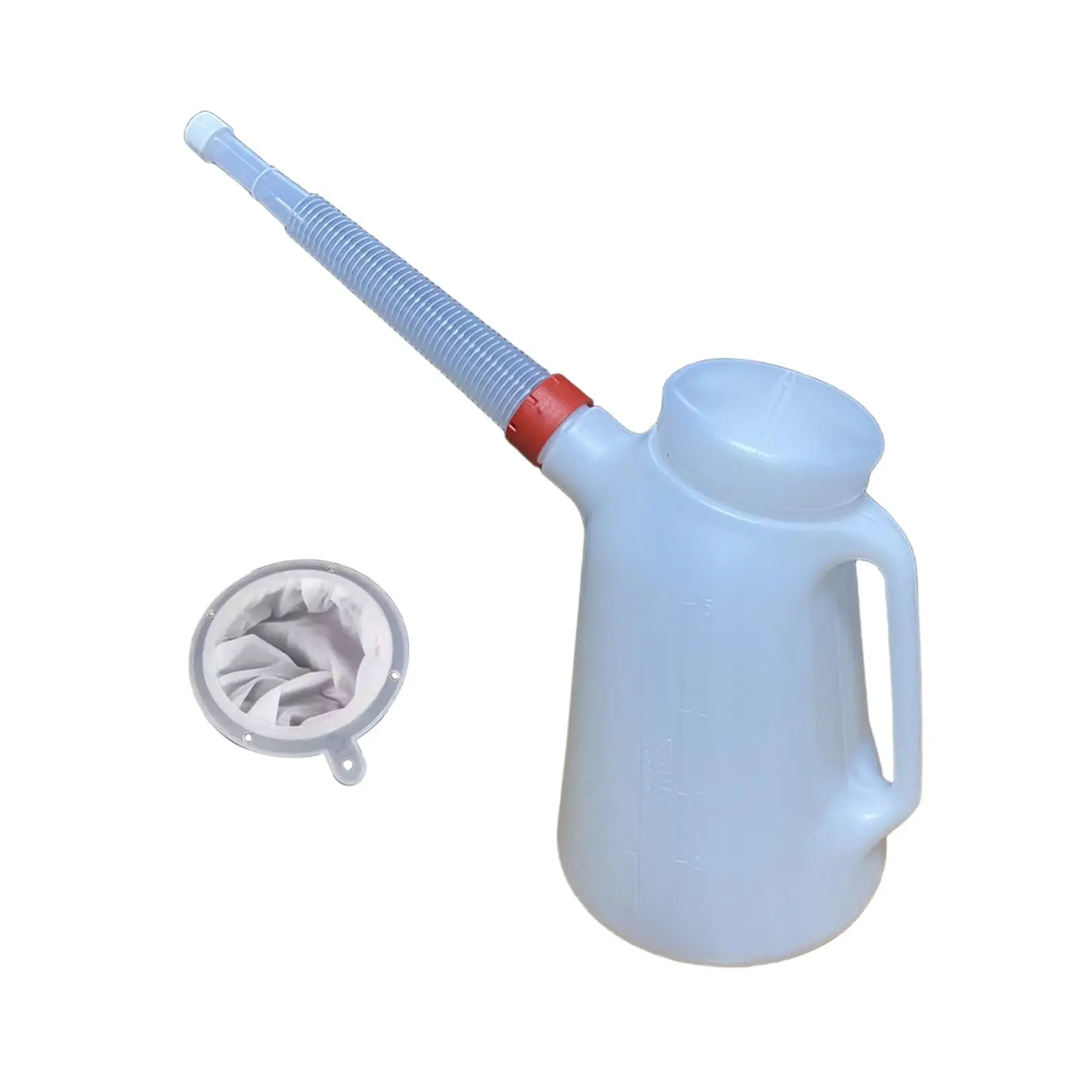 Oil Jug with Long Spout Multipurpose Oil Dispenser for Car Traveling Garage