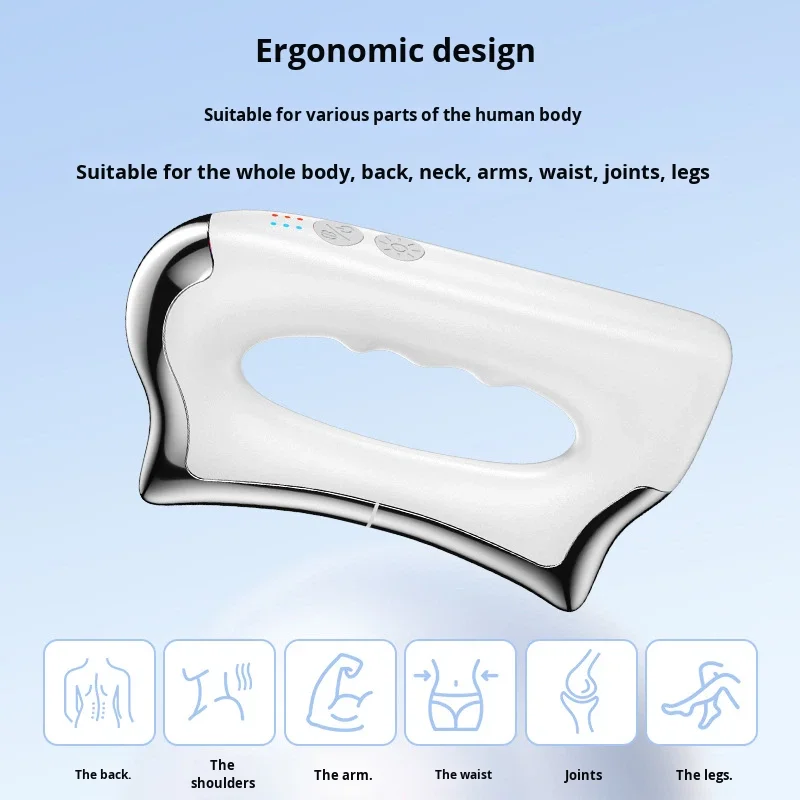 New Professional Grade Heated Fascia Knife Electric Scraping Instrument Intelligent Micro-current Muscle Relaxation Massager