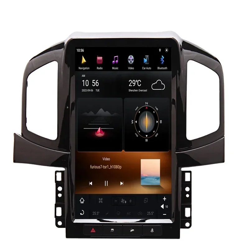 

13.6" Vertical Screen Car Radio for Chevrolet Captiva 2013 - 2017 Qualcomm Android 11 Multimedia Player Carplay 4G