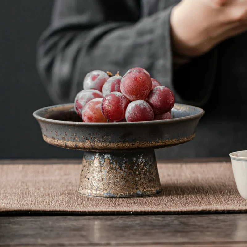 Ceramic Tableware Set - Refreshment Tray, Fruit Plate, Snack Tray, Cake Pan, Cake Stand, Dim Sum Plates, Dessert Bowl, & Serving