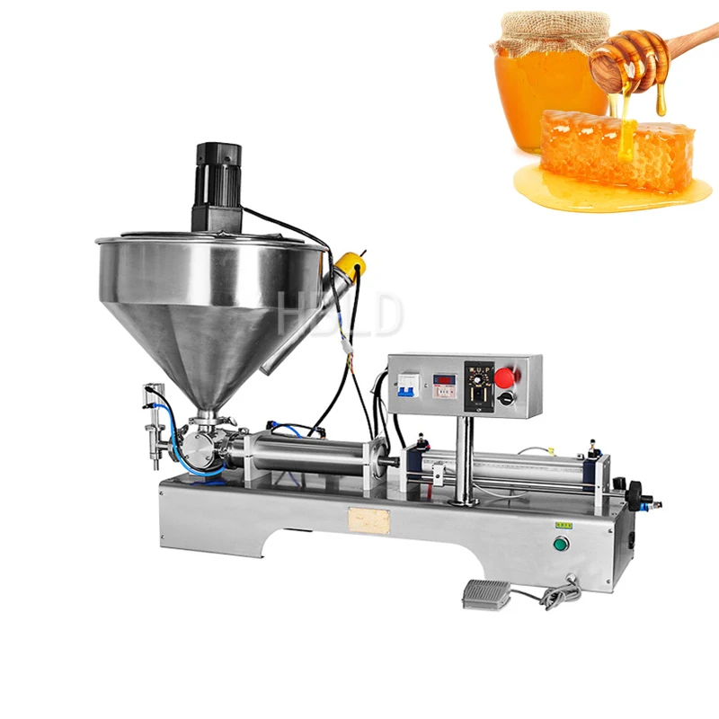 High Viscosity Heating And Stirring Paste Filling Machine, Tomato And Chili Sauce Packaging Machine