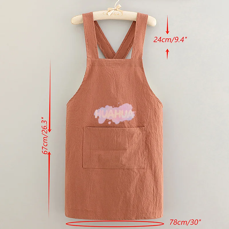 

Качественные хлопковые фартуки для приготовления пищи, дышащие и противообрастающие, подходят для взрослых, работающих в ресторанах или дома.