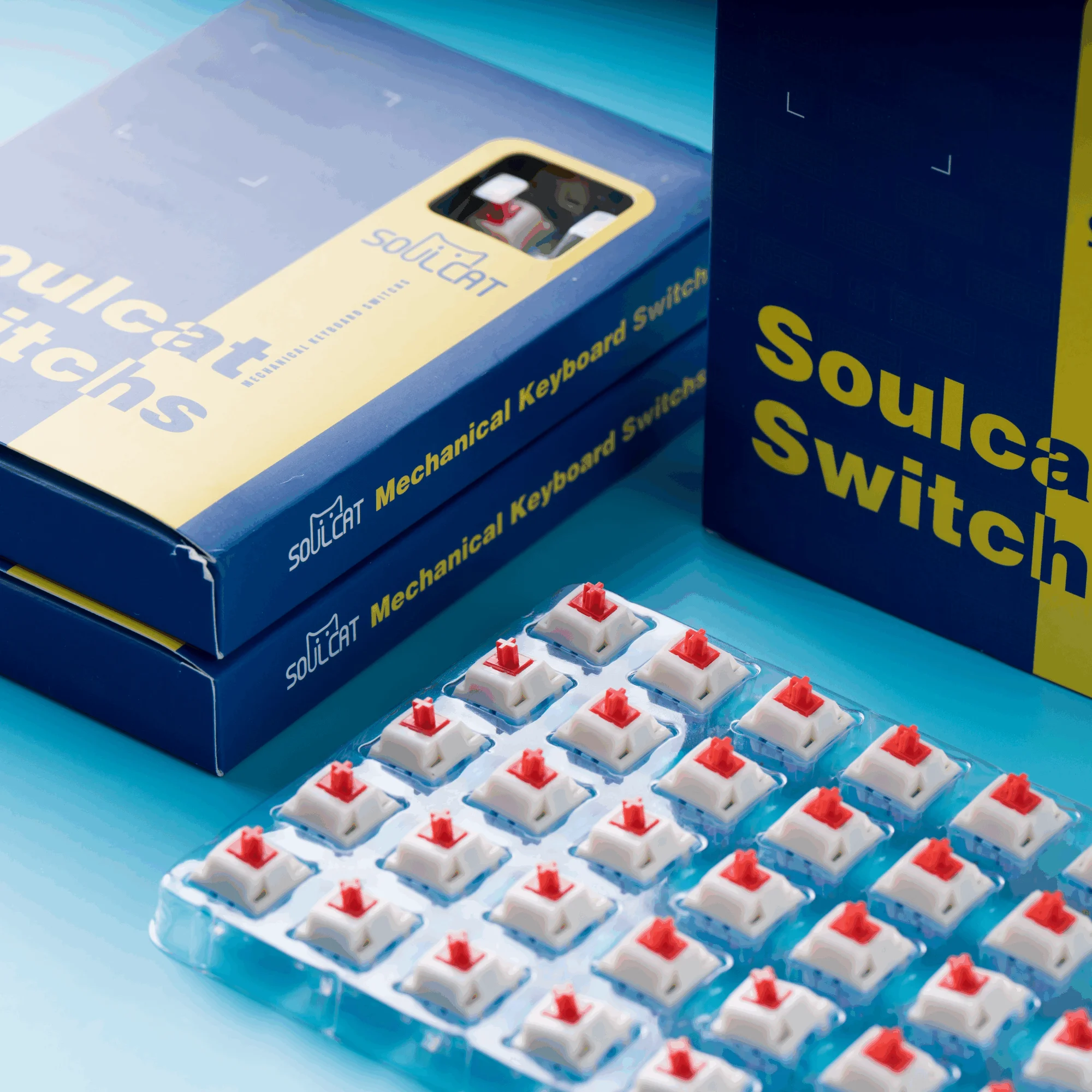 Soulcat Keygeek Soda Linear Switch MX Switch Mechanical Keyboard