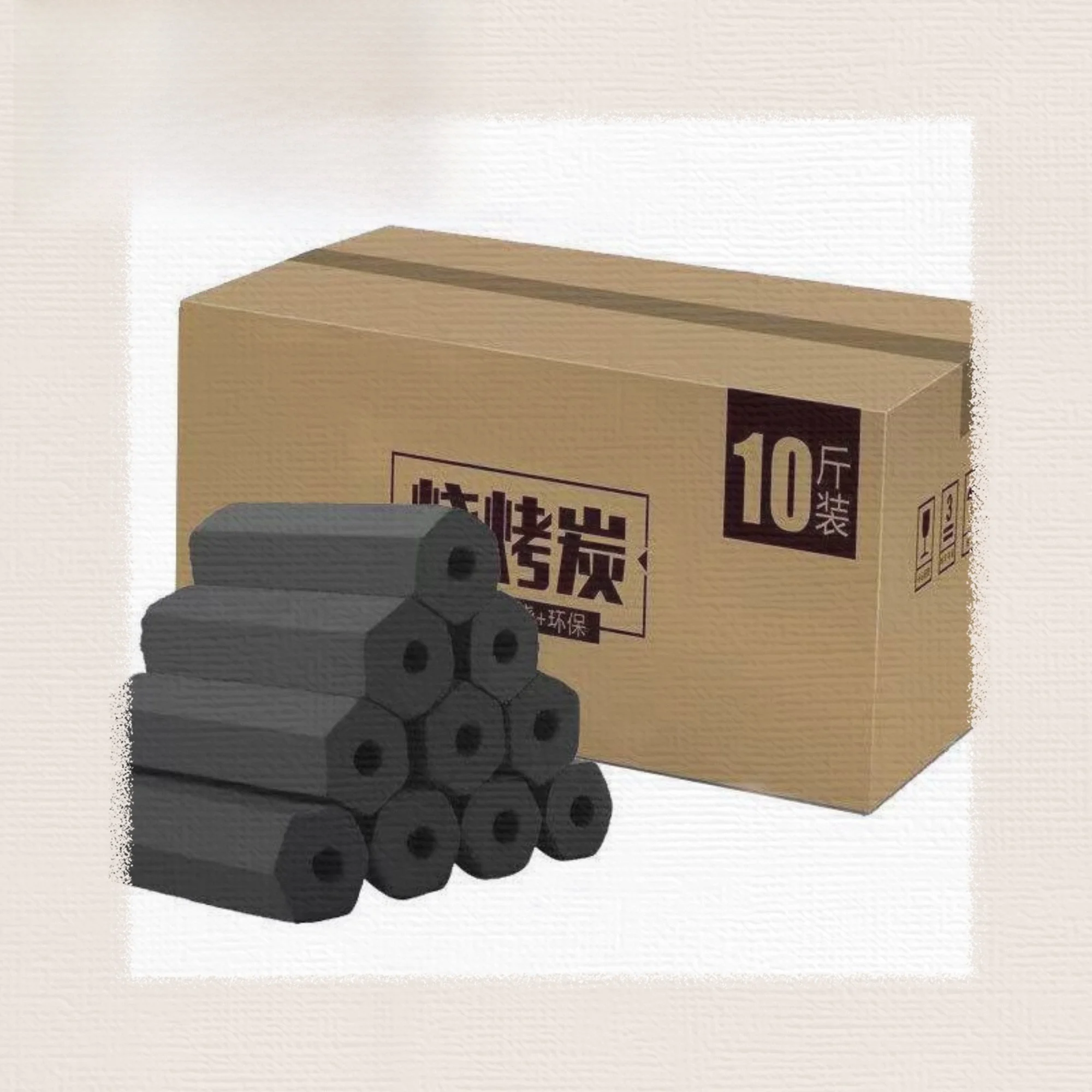 

Enviro-Friendly BBQ Charcoal Fruit Wood Charcoal el Mechanized Charcoal Commercial Outdoor Tea Cooking Bamboo Charcoal