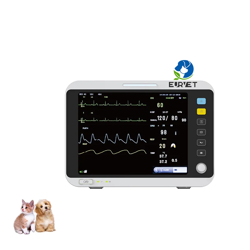 

EUR VET Высококачественный больничный многопараметрический портативный монитор для домашних животных Ветеринарное оборудование Ветеринарный медицинский монитор