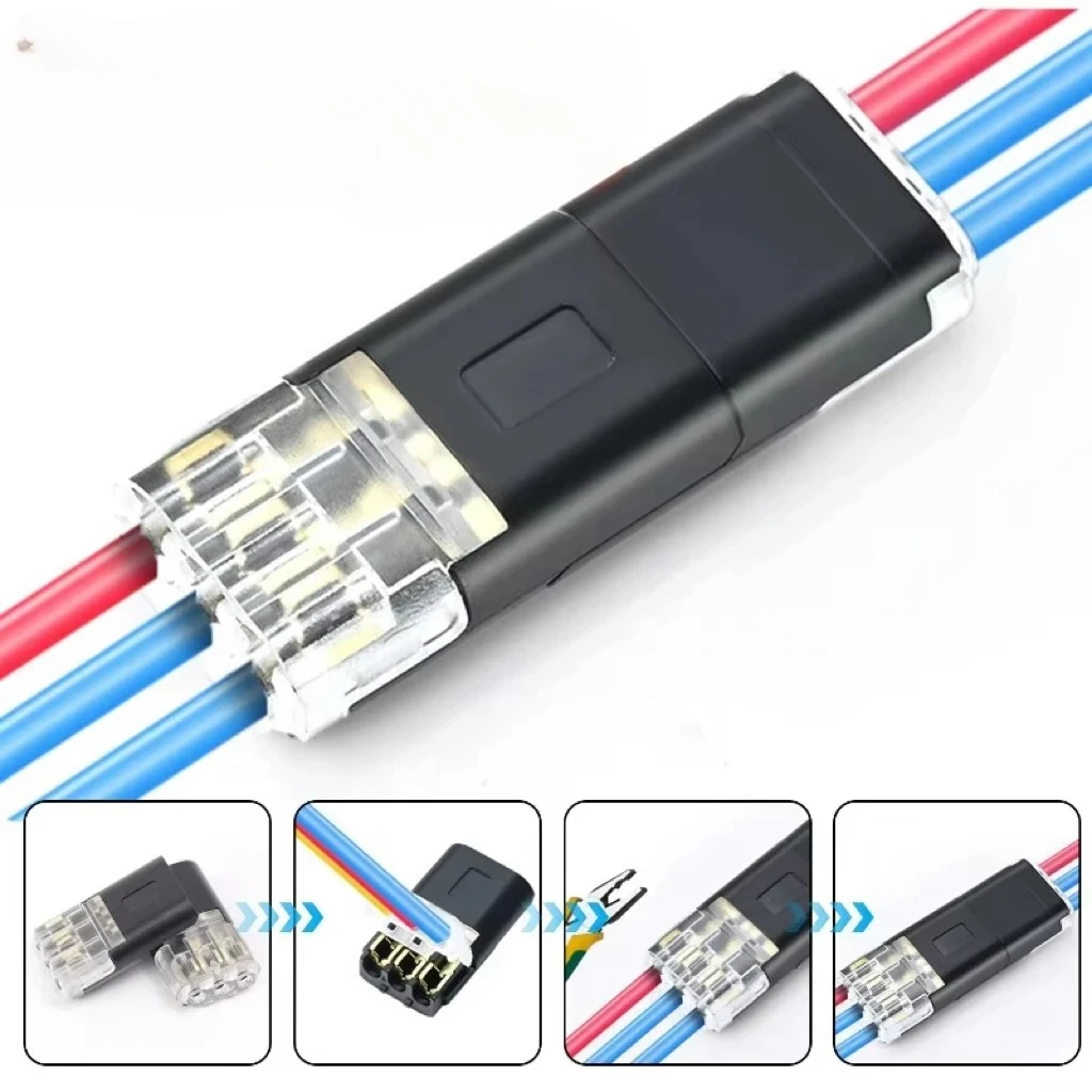 Detachable Automotive Terminal Plug Universal Quality Grade Reliable Electric Wire Connector No Strip Line Cable Interconnection