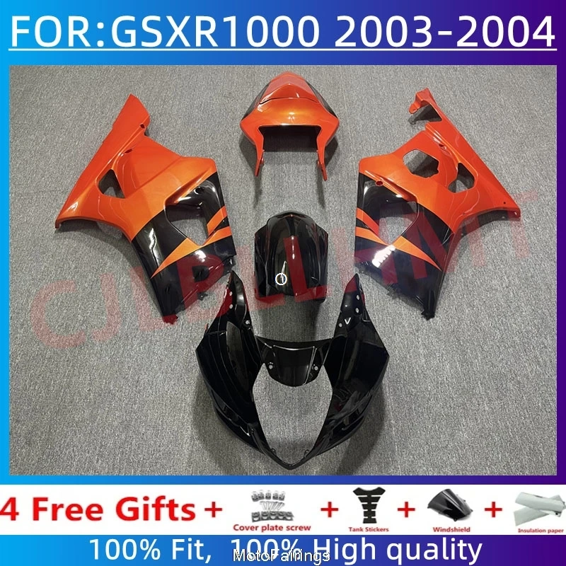 

for GSXR1000 K3 K4 2003 2004 fairing fit Motorcycle Bodywork SetABS Plastics Full Fairings Kit