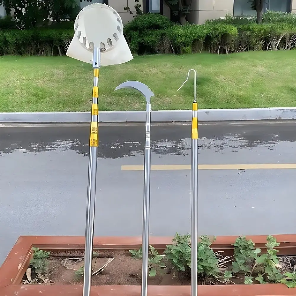 調節可能なフルーツ収穫ポールとバスケット - 果物を収穫するための便利なツール