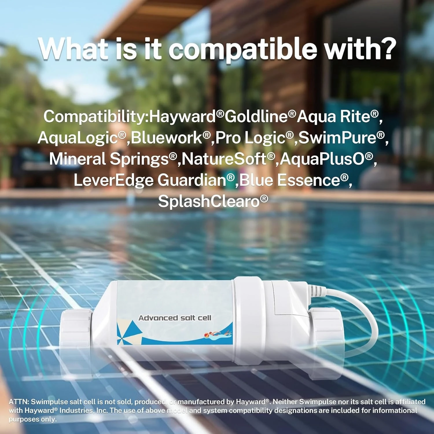 

Salt Cell Plate Up to 40,000 Gallons Swimming Pool Salt Chlorine Generator, Salt Cell for Pool Fits