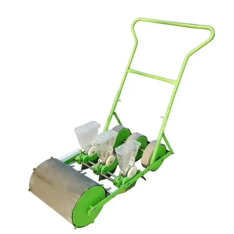Good Agricultural Hand Push Semi Automatic Sorghum Bean Seeder Corn Planter Hinery
