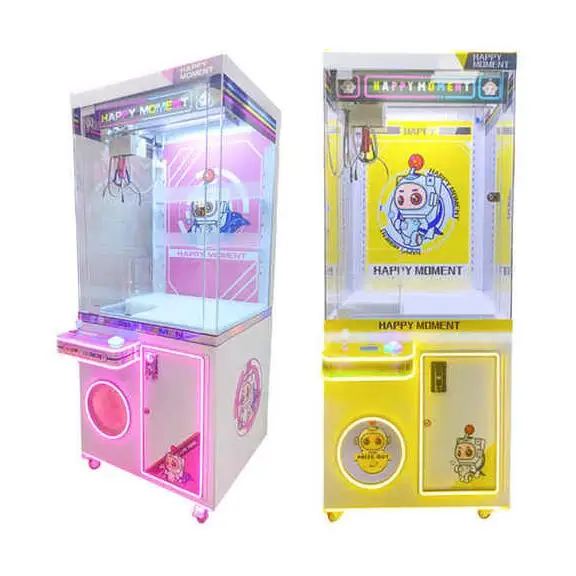 

Factory Wholesale Custom Claw Machine Arcade Coins Operated Stuffed Animal Machine Toys Prize Vending for Shopping Centers