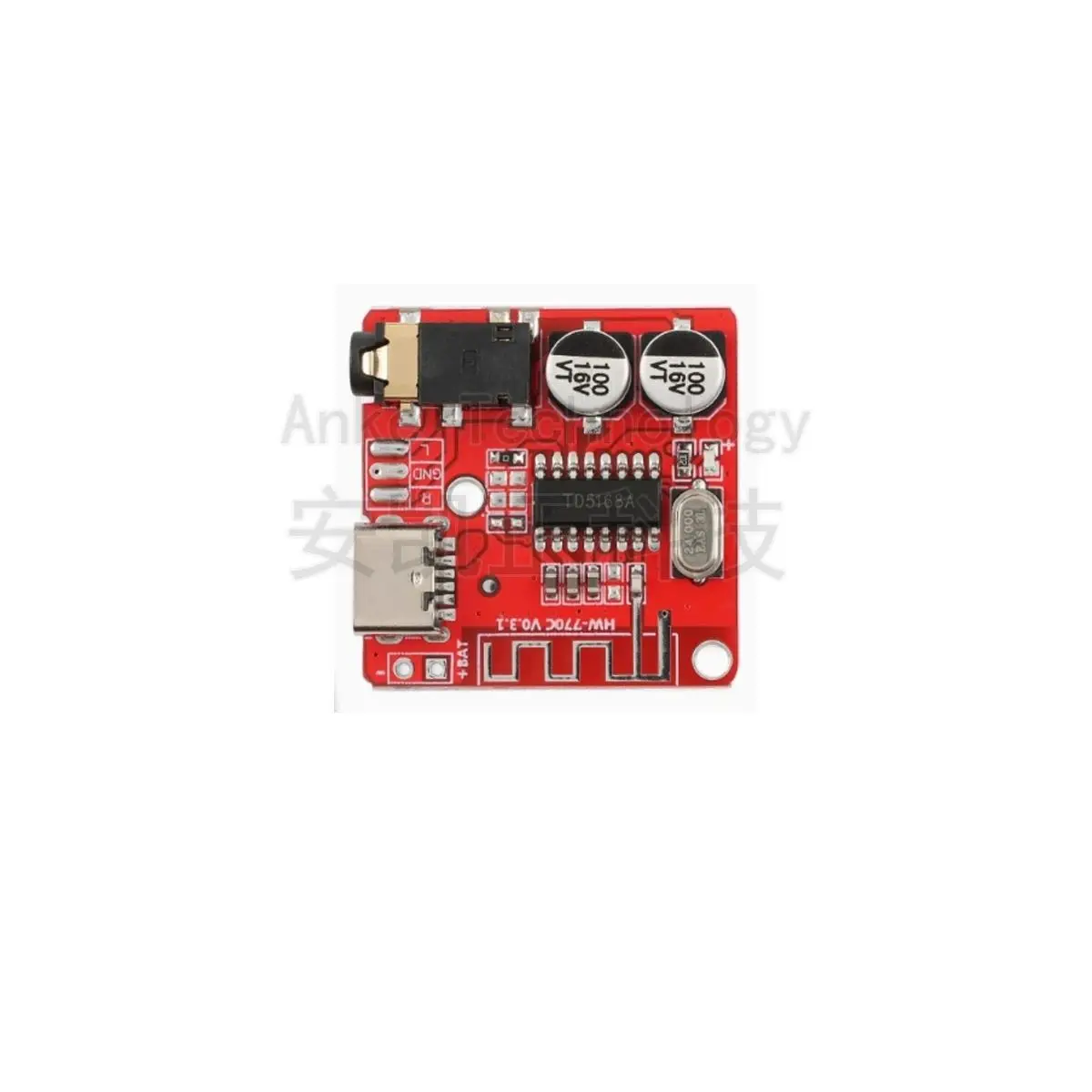 Papan Decoding Bluetooth HW-770C/MP3, Papan Amplifier Daya Audio Speaker Mobil, Modul Penerima Audio DIY yang Dimodifikasi