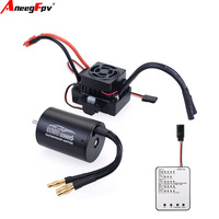 Surpass Hobby Waterproof 3650 2300KV 3900KV 3100KV Brushless Motor with 60A ESC w/  Program Card Combo for 1/10 RC Car Truck Toy