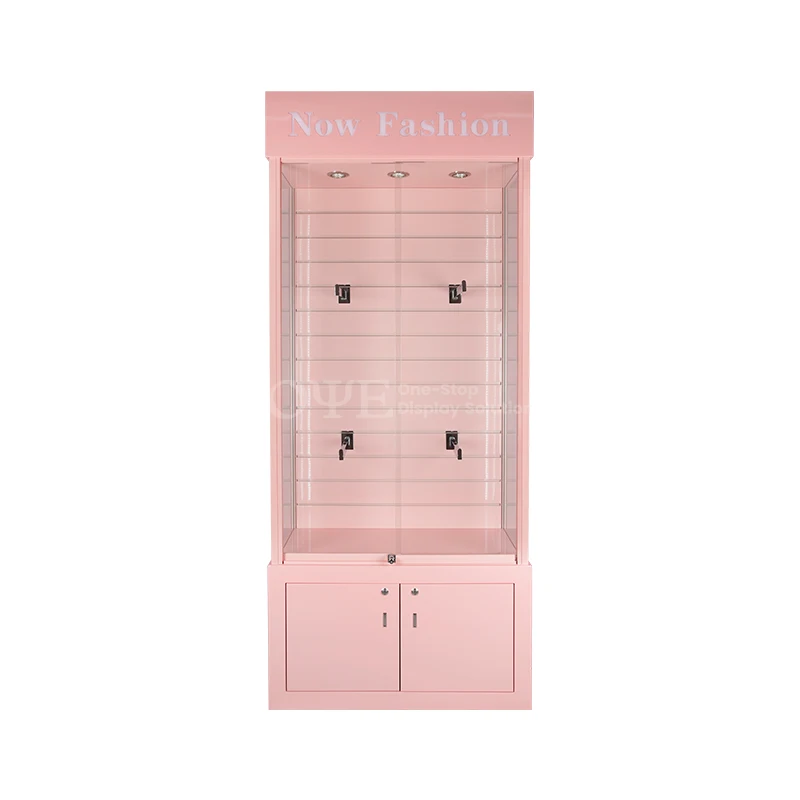 

Custom. Pink Beauty Salons Store Cosmetic Shop Decoration Design Beauty Showcase Beauty Shop Interior Decor showcase