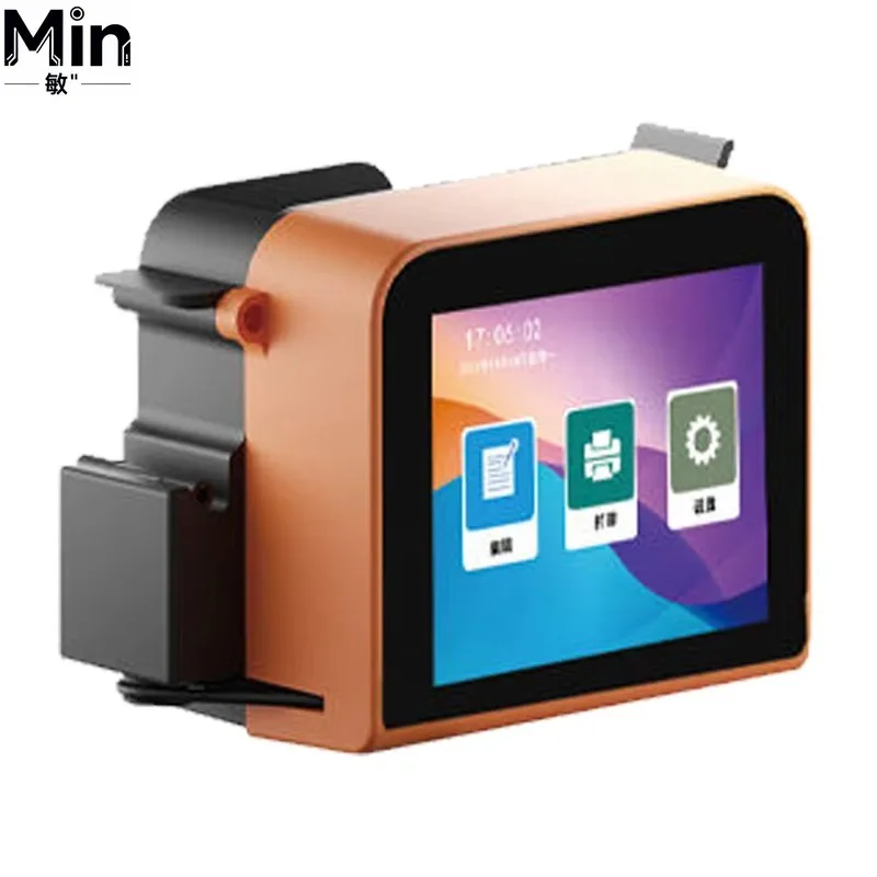 4.3 Inch 600DPI 12.7mm Portable Wireless Handheld CIJ Inkjet Printer for Date QR Code Logo Label Printing on Wood Carton