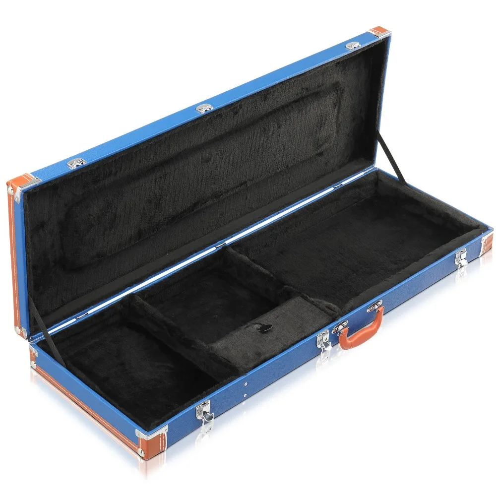 Estojos Estojo de madeira rígido para guitarra elétrica GST GTL de 39 polegadas