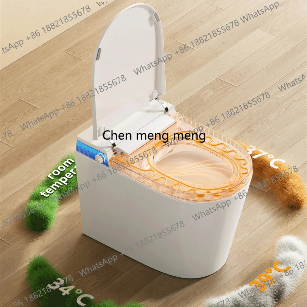 Hot Sale Automatic Sanitary Ware Items Bathroom Intelligent Closestool Floor Mounted Tankless Elongated Smart Bidet Toilet
