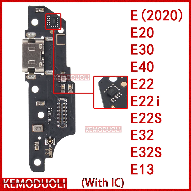 

Usb Dock Charger Connector for Motorola Moto E 2020 E20 E30 E40 E22 E22i E32 E32S E13 Charging Board Module Flex Ports