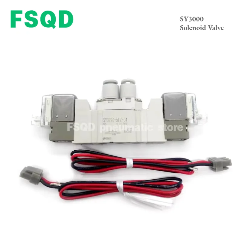 SY3120 SY3220 SY3320 SY3420 SY3520-5LZ 5LD 5L 5D 5DZD 5DZ 5DZE 5DD-C4 C6 M5 5-Port الملف اللولبي صمام SY3000/5000/7000