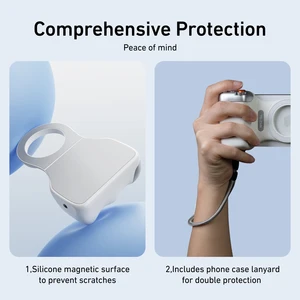 TeleSin Pelone Magnetic Shoot Shoot Hand Phole Phone Shooting Ayuda Ayuda Mango de control remoto para iPhone 16 15 14 Huawei Vivo Mi 12 Mejor agarre de cámara de ventas para iPhone - №9