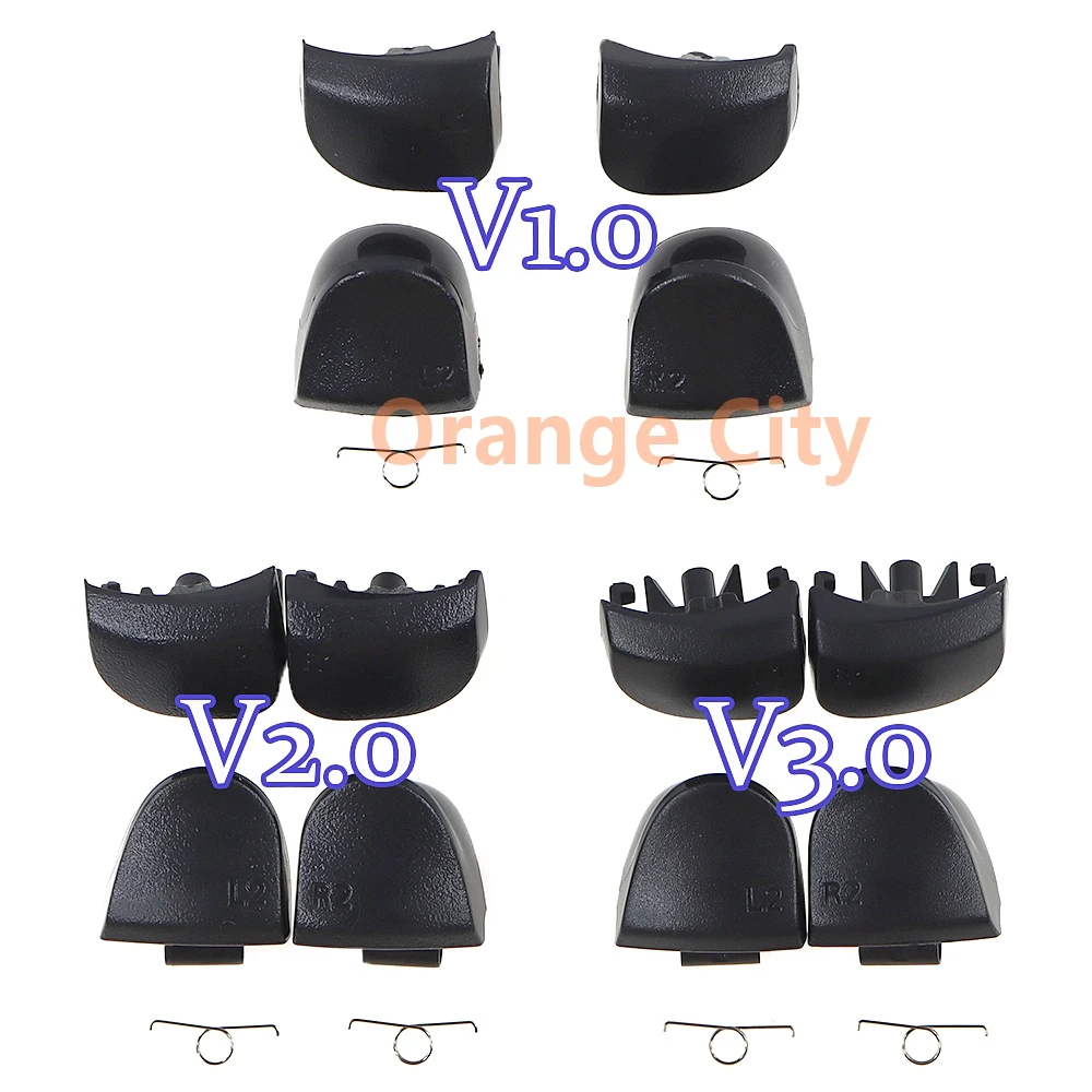 1 مجموعة ل بلاي ستيشن 5 PS5 V1.0 V2.0 V3.0 تحكم L1 R1 + L2 R2 أزرار الزناد + الينابيع أداة استبدال أجزاء #3