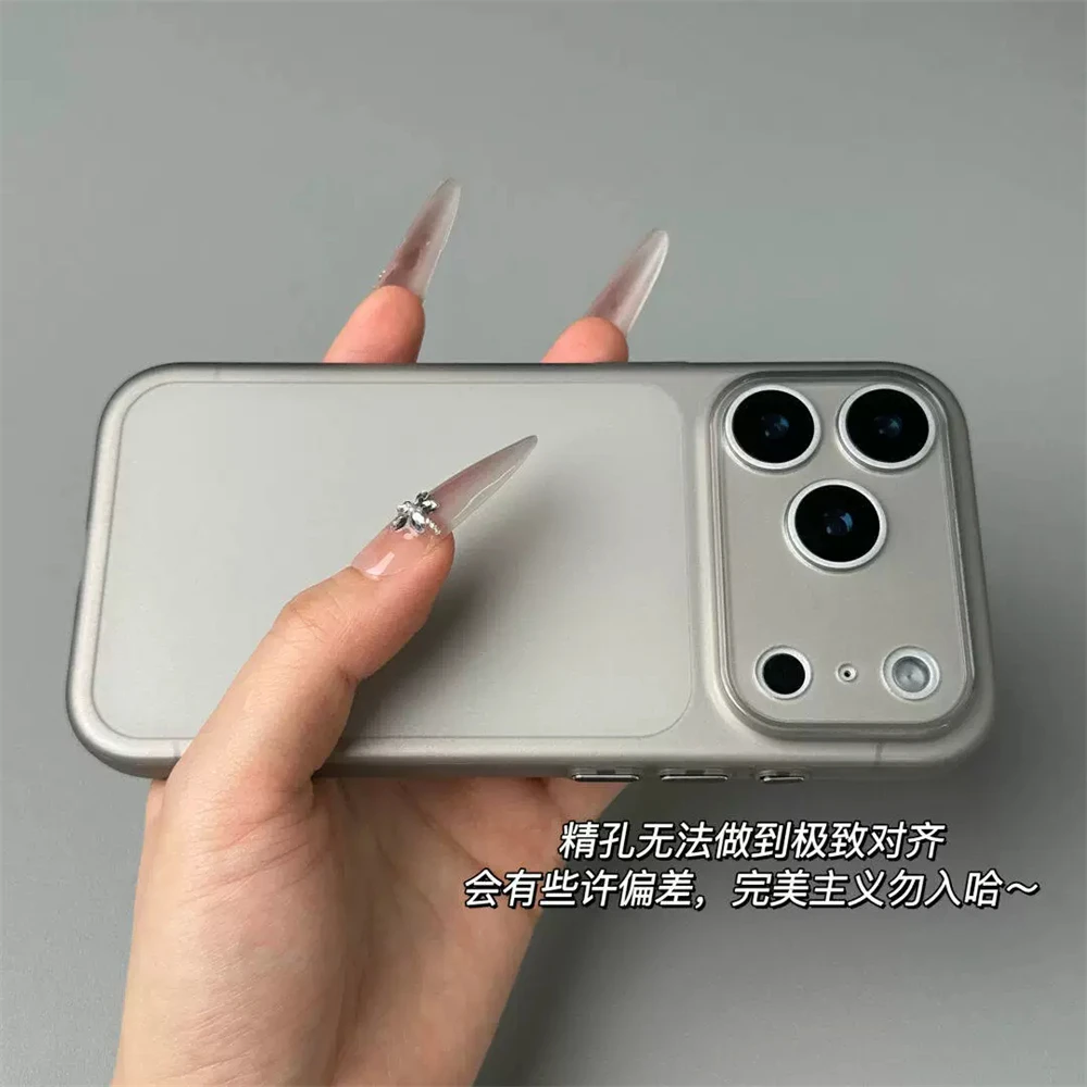 0,7 MM Ultra Dünne Matte Durchsichtige Weiche TPU-Hülle für iPhone 18 17 Pro Max Air 16 15 14 13 12 Pro mit Tasten- und Kameraschutz – Detail 12
