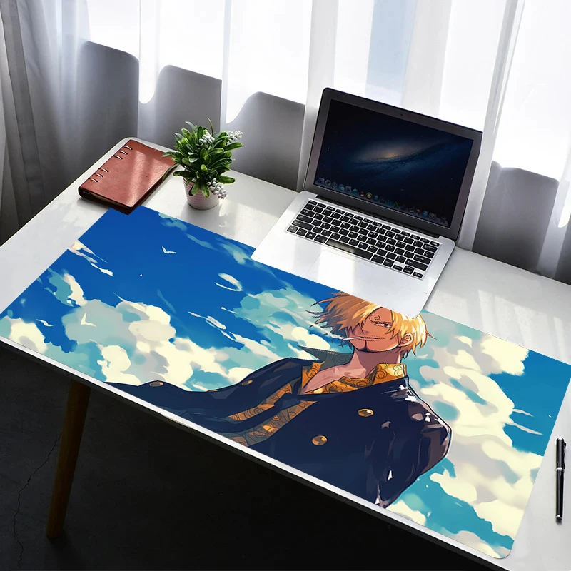 

Mouse Pad Accessories Non Slip One Piece Sanji Rubber Mousepad Laptop Gamer Keyboard Pad Office Computer Gaming Desk Mouse Mat