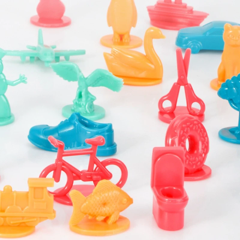 لعبة صيد الكنز مونتيسوري: التعرف على اللون/الشكل + التفاعل بين الوالدين والطفل، وتعزز الملاحظة والمهارات المنطقية #2