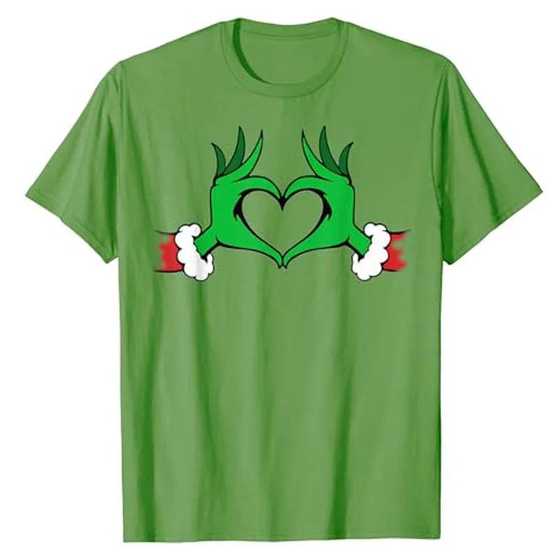 Funny Elf Christmas T-Shirt Gift Cute Grumpy Xmas Costume Elf Lover Graphic Tee Tops Short Sleeve Blouses Family Matching Outfit