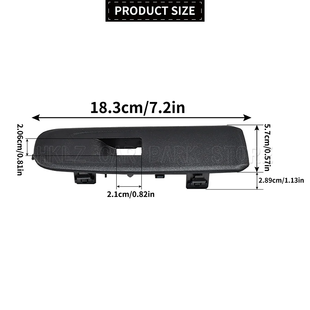 1PC Fit For Peugeot Partner Rifter Mk4 K9 Citroen Berlingo RHD High Quality Car Window Regulator Switch Frame Black 98167918ZD
