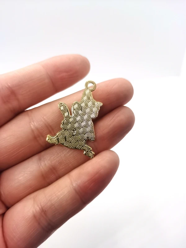 ديزني 10 قطعة Zootopia المعادن المينا أقراط مُزينة بحُلي لتقوم بها بنفسك مفتاح سلسلة قلادة قلادة سوار مجوهرات النتائج اليدوية هدية #4