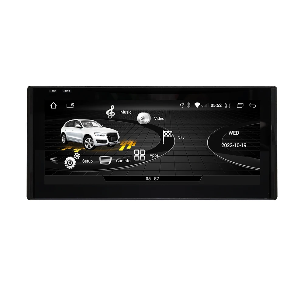 10.25" Android 13 8-core Touch 1920*720 Screen Carplay Auto Q3 2013 2015 2016 2017 2018 GPS Car DVD Player 4G BT
