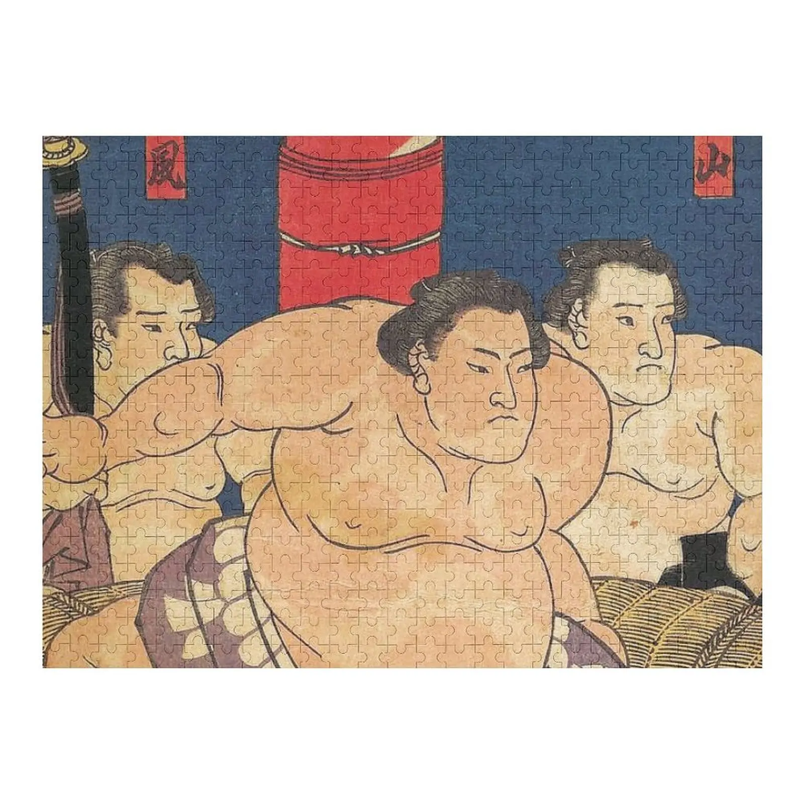 

sumo wrestlers Jigsaw Puzzle Custom Name Child Toy Customizeds For Kids Puzzle