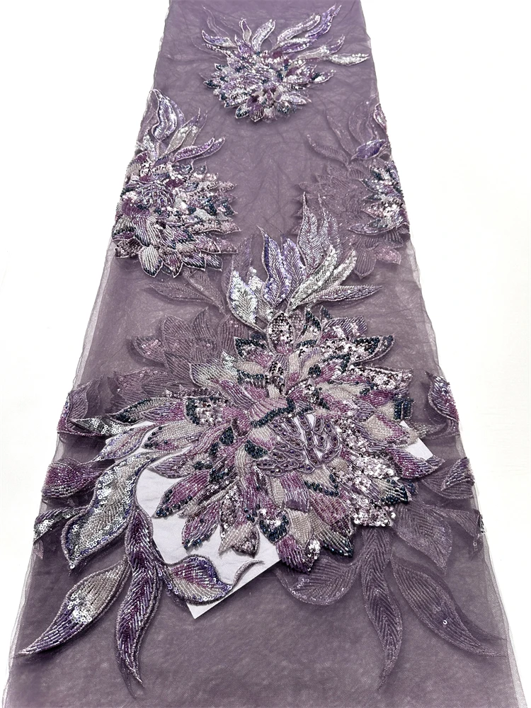 

Нигерийская кружевная ткань с блестками, 2021, высокое качество, африканское кружево, французский тюль, бисер, вышивка, кружевная ткань для вечерние, свадебного платья