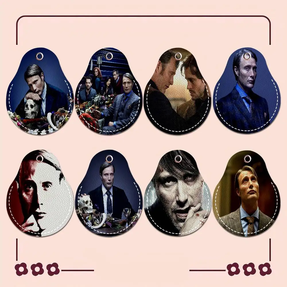 TV Series Movie Hannibal Waterdrop aped N Acc Control Card Holder for Vehicles Public Transport Keychain Protective Cover