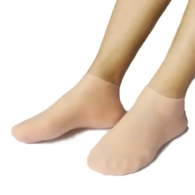 Silicone Foot Care Socks - Cracked Heel Gel Socks - Pain Relief Pedicure Tools