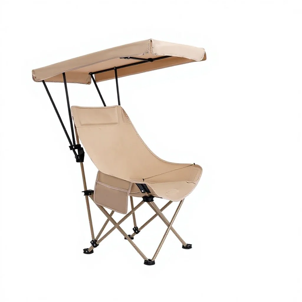 

Складное кресло для улицы: портативное, с защитой от солнца, для кемпинга, пляжа, пикника, рыбалки