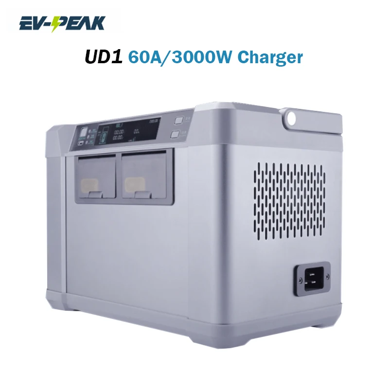 

EV-PEAK UD1 60A 3000W High Power LiPo/liHV Lithium Battery Charger Includes Voice Broadcast Mobile Phone Wireless Charging