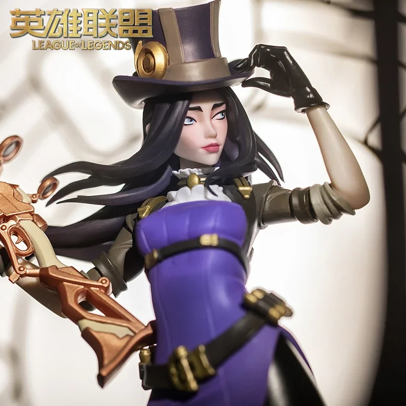 League LOL Piltover Policewoman Caitlin Sculpture Figure Doll