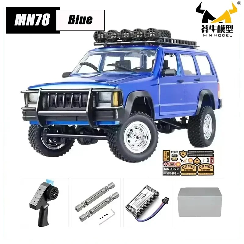 Rc 픽업 Rc 트럭 모델 MN MN82 1:12 LED 조명이 장착된 빈티지 RC 자동차 풀 사이즈 아날로그 LC79 전문 4륜 구동