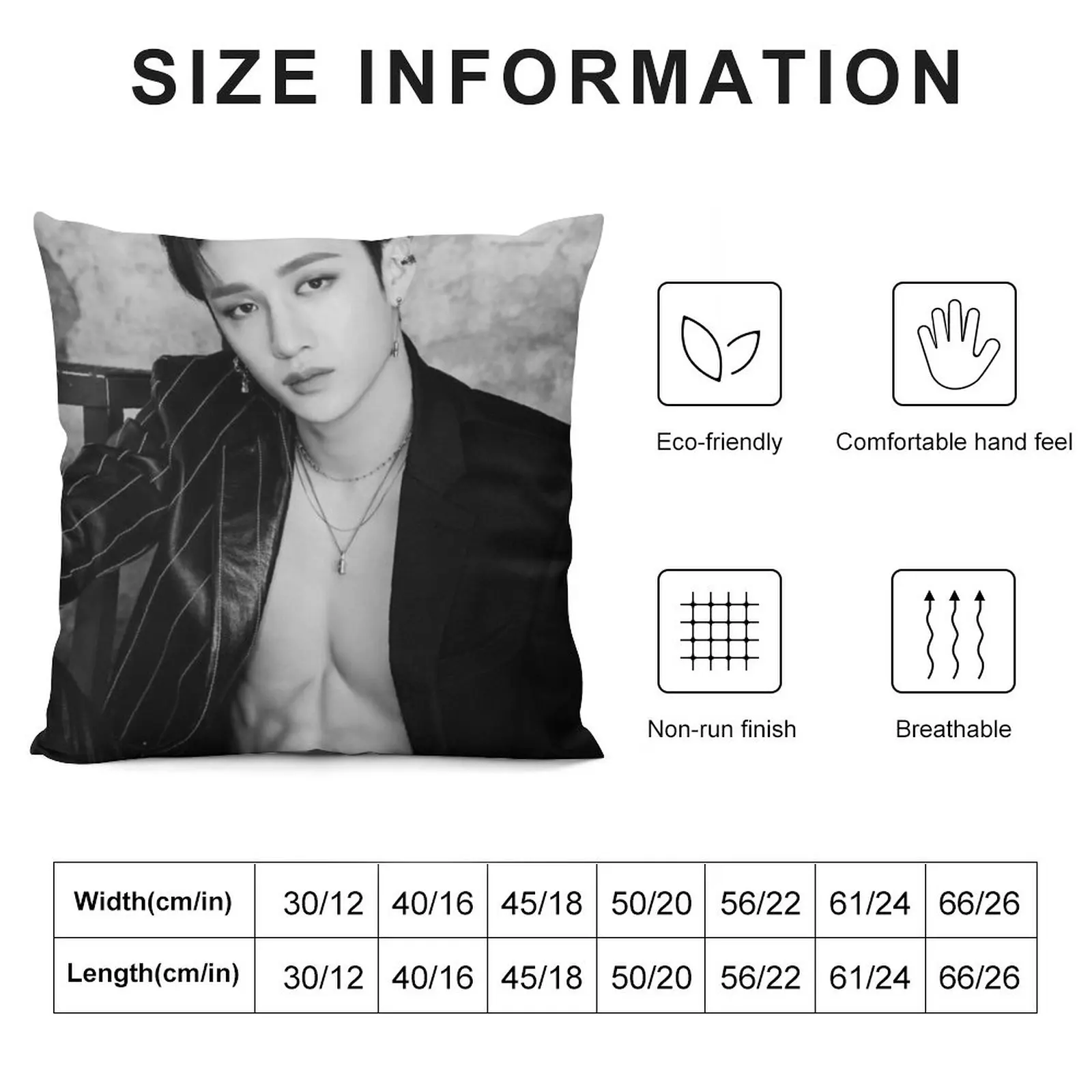 Bang Chan Throw Pillow Pillowcases Cushion Cover Set